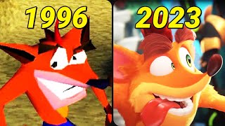 Evolution of Crash Bandicoot Games 19962023 [upl. by Critchfield4]