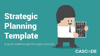 Strategic Planning Template Walkthrough [upl. by Anilet489]