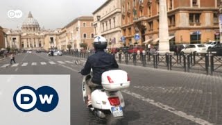 Touring Rome on a Vespa  Euromaxx [upl. by Anaujal]