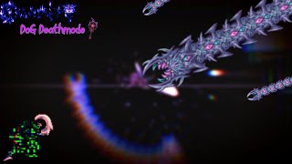 Devourer Of Gods Fight Deathmode Melee  Terraria Calamity [upl. by Sulamith428]