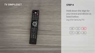 Universal Remote Control – URC 7980 Smart Control  how to setup by SimpleSet [upl. by Morrill]