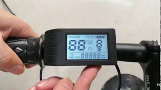 Bafang ebike display 500S for 8 fun mid drive motor [upl. by Miarzim]