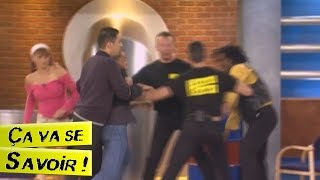 Clash et baston sur le plateau de Ça va se savoir [upl. by Jarietta230]