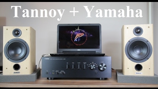 Tannoy Fusion 1 speakers  Yamaha AS500 amplifier  sound test [upl. by Rakia]