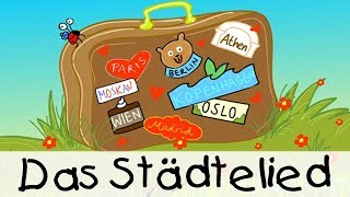 💡 Das Städtelied  Kinderlieder zum Lernen [upl. by Nyltac]