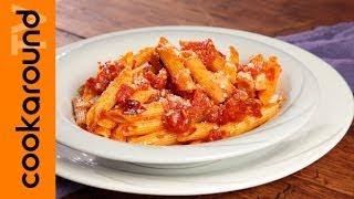 Penne allarrabbiata  Ricetta tradizionale [upl. by Ahsinotna]