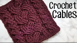 How to Crochet Cables [upl. by Adnuahsal]