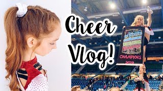 Cheerleading Competition Vlog [upl. by Christmann]