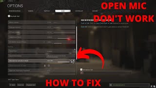 Call of Duty Warzone OPEN MIC Not Working  How to Fix [upl. by Harmon]