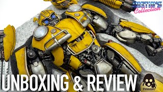 Transformers Bumblebee Threezero Premium Scale Unboxing amp Review [upl. by Yatnod18]