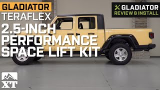 Jeep Gladiator JT Teraflex 250Inch Performance Spacer Lift Kit Review amp Install [upl. by Aneelehs]