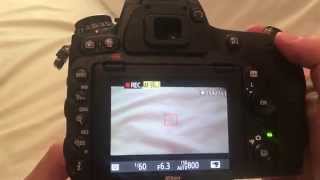 How to record video on a Nikon D750 dslr camera [upl. by Aimaj771]