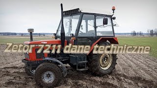 zetor 7211 dane techniczne [upl. by Ayrotal]