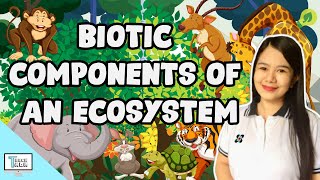 Biotic Components of an Ecosystem  Biology [upl. by Alleinnad]