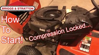 Briggs amp Stratton 35hp rough idle [upl. by Emirak]