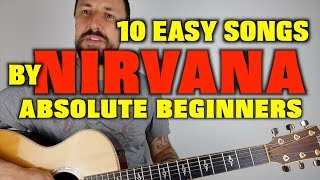 10 Easy Nirvana Songs For Beginners [upl. by Eitsyrhc]