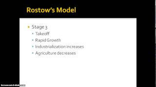 AP Human Geography  Rostows Model of Development [upl. by Etteiluj]