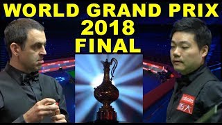 OSullivan v Ding 2018 FINAL World Grand Prix Snooker [upl. by Drawets]