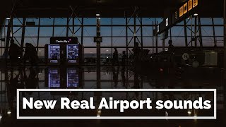 Airport Background Ambience  TerminalAnnouncement Boarding Sound Effects [upl. by Yankee]