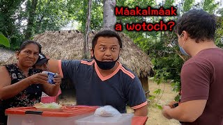 American Shocks Jungle Village by Speaking Ancient Mayan Language [upl. by Inwat]