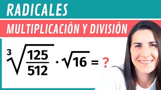 MULTIPLICACIÓN y DIVISIÓN con RADICALES ✅ [upl. by Armilla]