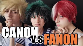 CANON VS FANON  TodoBakuDeku Cosplay Video [upl. by Pickens]