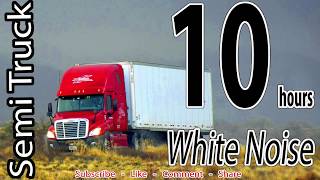 Diesel Truck Idling White Noise BLACK SCREEN 10 hours [upl. by Kip]