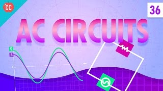 AC Circuits Crash Course Physics 36 [upl. by Elletsirhc]