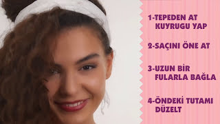 Üşengeç Kızlar İçin 6 Kolay Saç Modeli [upl. by Ijuy]