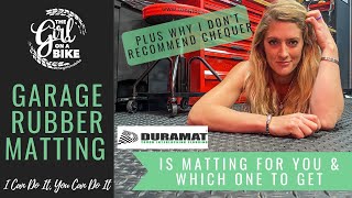 Garage rubber matting  what to consider why I dont rate Duramat chequer amp what I recommend [upl. by Byler]