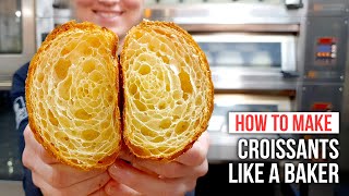 How to Make CROISSANTS Like a Pastry Chef [upl. by Ailaht]