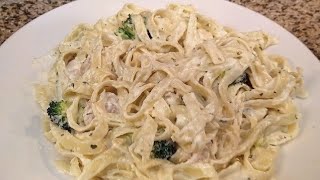 Chicken Alfredo with Broccoli  Easy recipe [upl. by Etac763]