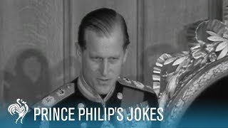 Prince Philips Jokes Royal Comedy  British Pathé [upl. by Cryan]