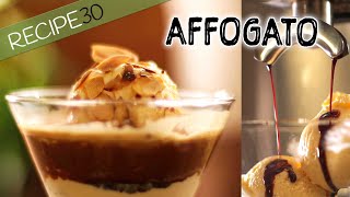 Affogato Gelato and Coffee Italian Dessert [upl. by Magel]