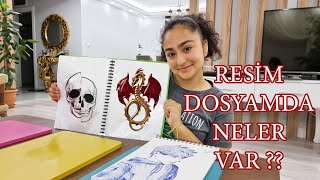 RESİMLERİM amp RESİM DOSYAMIN SON DURUMU [upl. by Eelnyl]