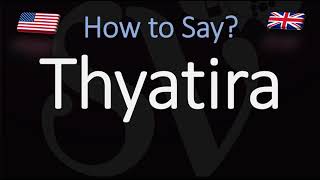 How to Pronounce Thyatira CORRECTLY [upl. by Shiller]