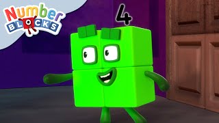 Numberblocks  Four’s Quest  Learn to Count [upl. by Fawn]