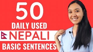 Nepali Basic 50 sentences you must know [upl. by Flin]