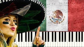 The Mexican Hat Dance El Jarabe Tapatío  Piano Tutorial [upl. by Tallie985]