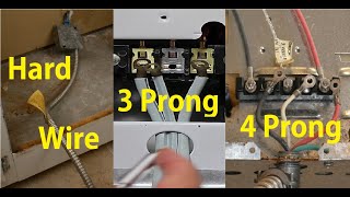 How To Install Stove Range Cord 3 or 4 Prong [upl. by Ybloc]