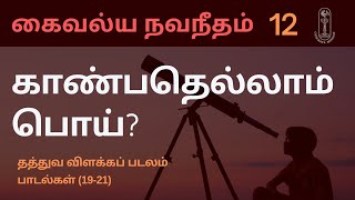 காண்பதெல்லாம் பொய் கைவல்யநவநீதம் தத்துவவிளக்கப்படலம்1921 [upl. by Reiser]