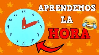 COMO HACER UN RELOJ DE CARTON PARA APRENDER LA HORACARDBOARD CLOCK TO LEARN THE TIME [upl. by Xyla]