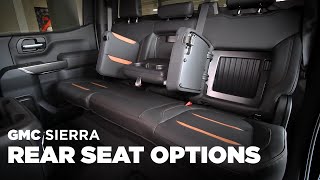 GMC Sierra  Rear Seats Options [upl. by Murielle]