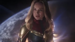 Captain Marvel vs Thanos  Avengers Endgame 2019 HD [upl. by Netsirhc788]