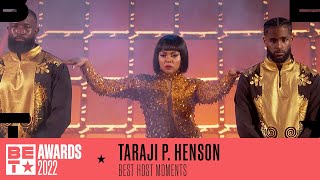 Tarajis Best Host Moments  BET Awards 22 [upl. by Jose]