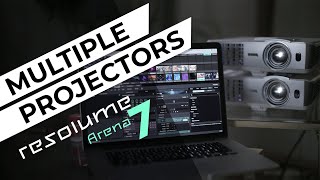 Resolume Projection Mapping with Multiple Projectors Tutorial [upl. by Aldo]