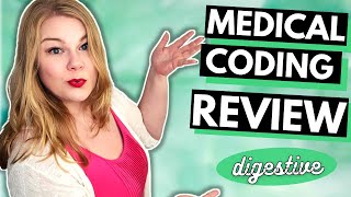 Medical Coding CPC Review  Digestive System ICD10CM and CPT [upl. by Ycak239]