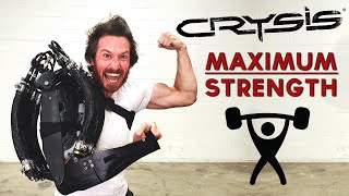 BIONIC ARM  MAXIMUM STRENGTH Crysis Nanosuit IRL [upl. by Henryk]