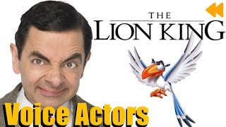 quotThe Lion Kingquot Voice Actors and Characters [upl. by Winonah]