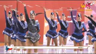 World Champion Majorettes Sport 2015 BATON Seniors Stage [upl. by Hgeilyak]